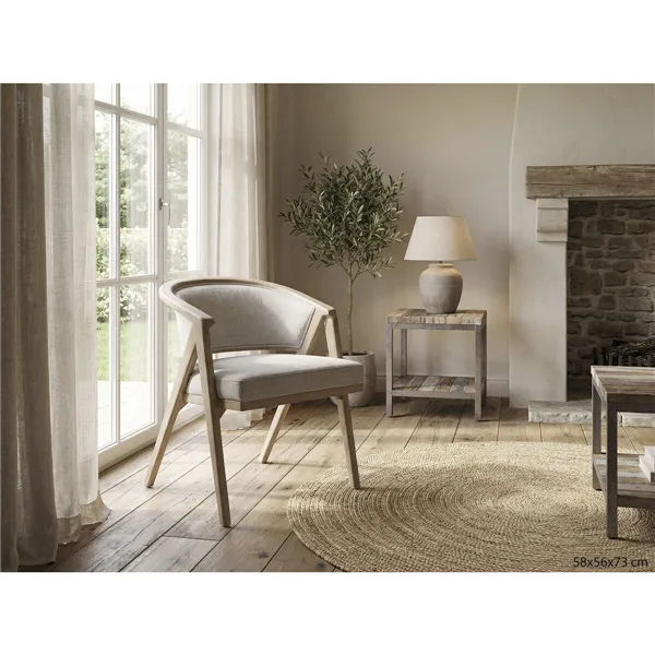 Dining Chair Home ESPRIT Polyester Fresno 58,5 X 56,5 X 73 CM