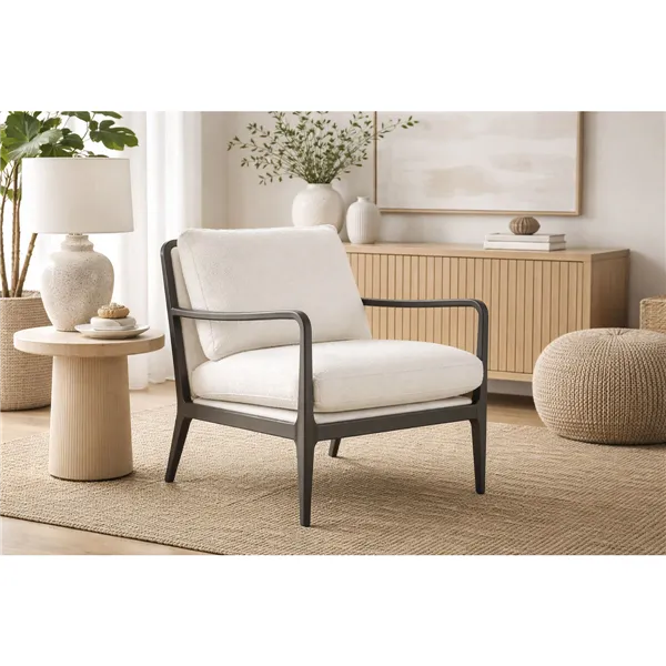 Armchair Home ESPRIT Polyester Beech 70 X 77,5 X 81,5 CM