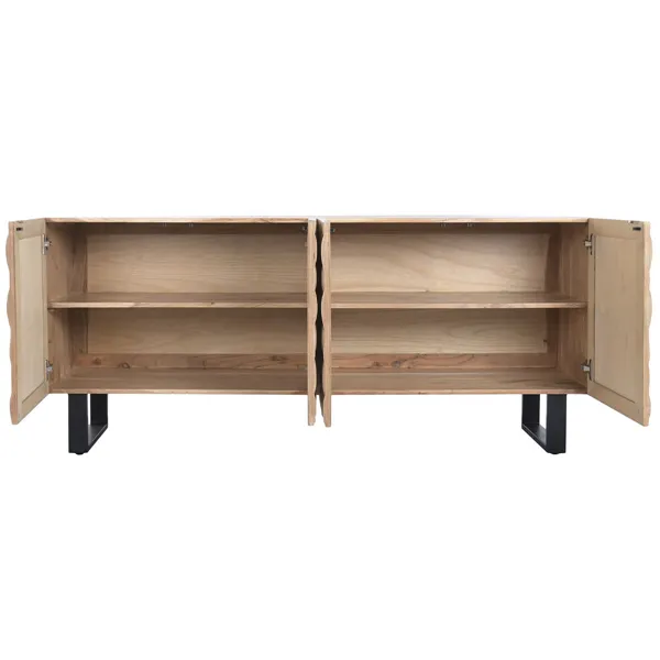 Sideboard Home ESPRIT Metal Acacia 173 X 44 X 85 CM