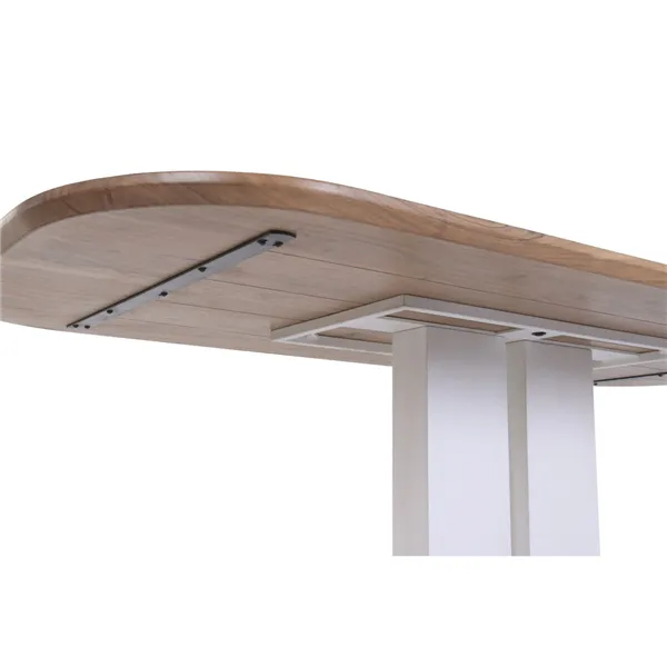 Dining Table Home ESPRIT Metal Acacia 240 X 110 X 76 CM