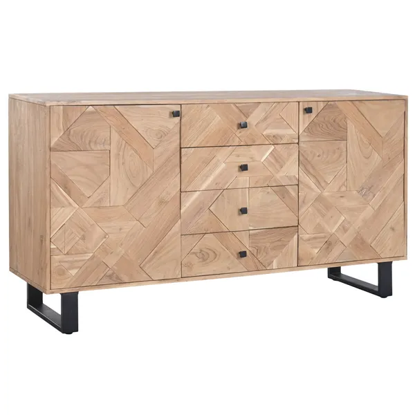 Sideboard Home ESPRIT Metal Acacia 160 x 40 x 85 cm