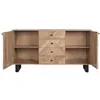 Sideboard Home ESPRIT Metal Acacia 160 x 40 x 85 cm