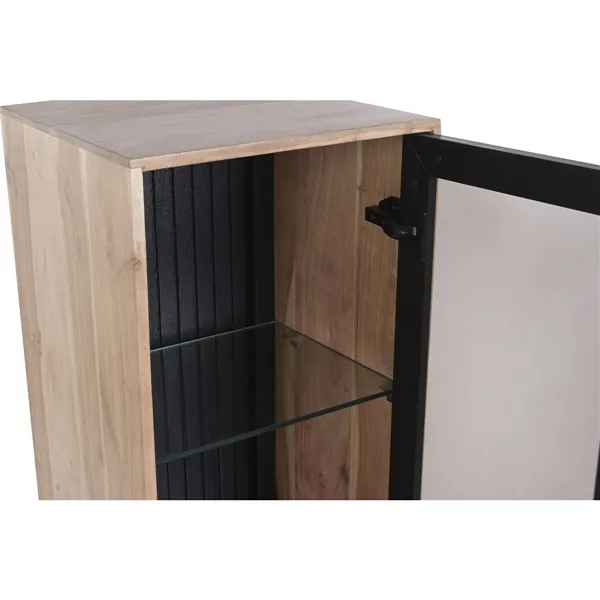 Display Stand Home ESPRIT Crystal Acacia 40 x 40 x 115 cm