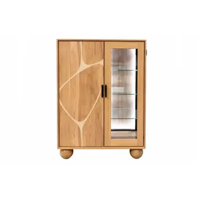 Display Stand Home ESPRIT Crystal Acacia 100 x 40 x 150 cm
