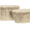 Centerpiece Home ESPRIT White Cement 22 x 14 x 11 cm (2 Units)