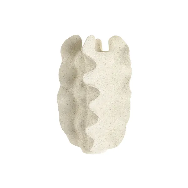 Vase Home ESPRIT Beige Resin Shabby Chic 26 x 26 x 50 cm