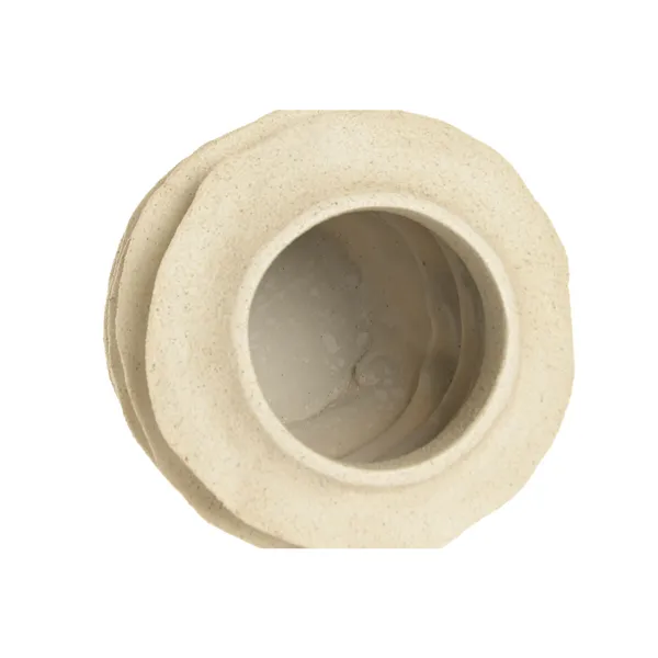 Vase Home ESPRIT Beige Resin Urban 22 x 22 x 23 cm