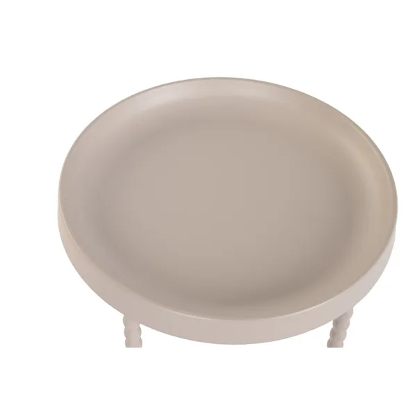 Set of 2 tables Home ESPRIT Cream 75 x 75 x 40 cm