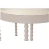Set of 2 tables Home ESPRIT Cream 75 x 75 x 40 cm