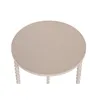 Set of 3 tables Home ESPRIT Cream 32 x 32 x 70 cm (3 Pieces)