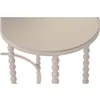 Set of 3 tables Home ESPRIT Cream 32 x 32 x 70 cm (3 Pieces)