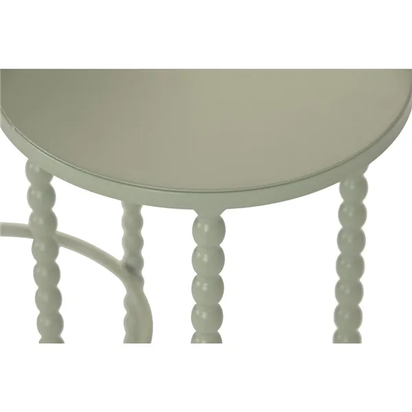 Set of 3 tables Home ESPRIT Green 32 x 32 x 70 cm (3 Pieces)