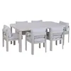 Dining Table Home ESPRIT Cream Aluminium 182 X 105 X 77 CM