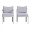 Dining Table Home ESPRIT Cream Aluminium 182 X 105 X 77 CM