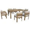 Dining Table Home ESPRIT Brown Aluminium 182 X 105 X 75 CM
