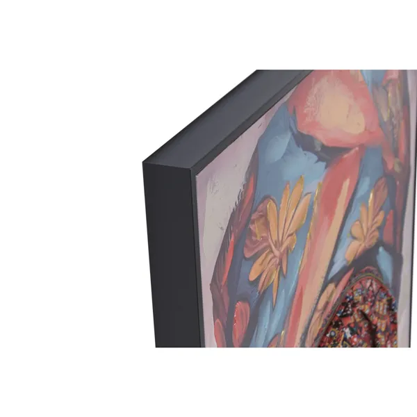 Canvas Home ESPRIT Colonial African Woman 62 x 4 x 122 cm (2 Units)