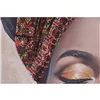 Canvas Home ESPRIT Colonial African Woman 62 x 4 x 122 cm (2 Units)