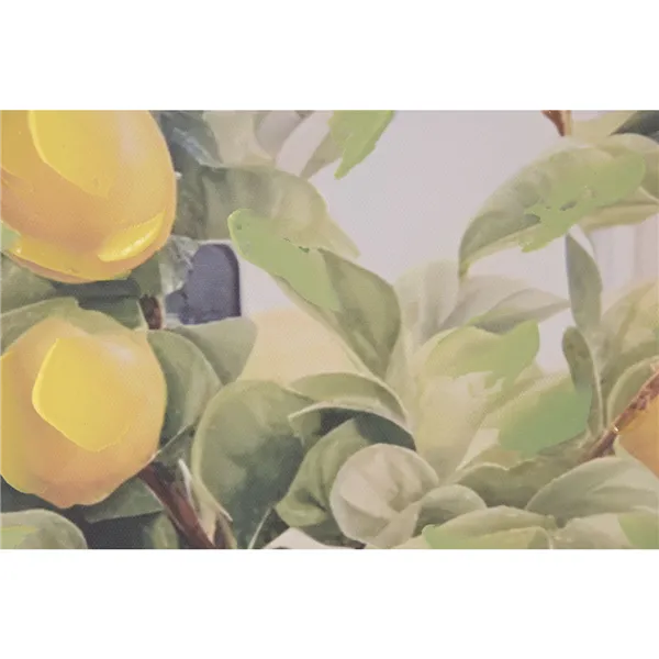 Canvas Home ESPRIT Yellow Blue Mediterranean 100 x 3 x 70 cm (2 Units)