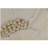 Canvas Home ESPRIT Beige Golden Flower Shabby Chic 62 x 4,5 x 62 cm (2 Units)