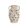 Vase Home ESPRIT Brown Ceramic Flowers Shabby Chic 16 x 16 x 25 cm