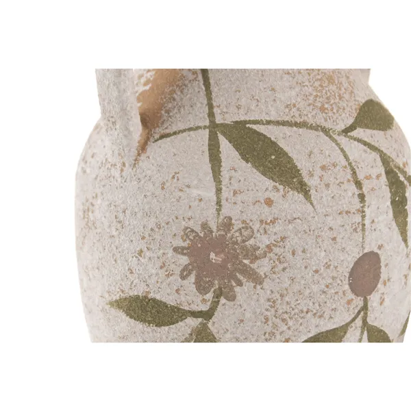 Vase Home ESPRIT Brown Ceramic Flowers Shabby Chic 16 x 16 x 25 cm
