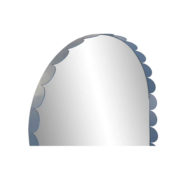 Free standing mirror Home ESPRIT Blue Metal 50 x 50 x 155 cm
