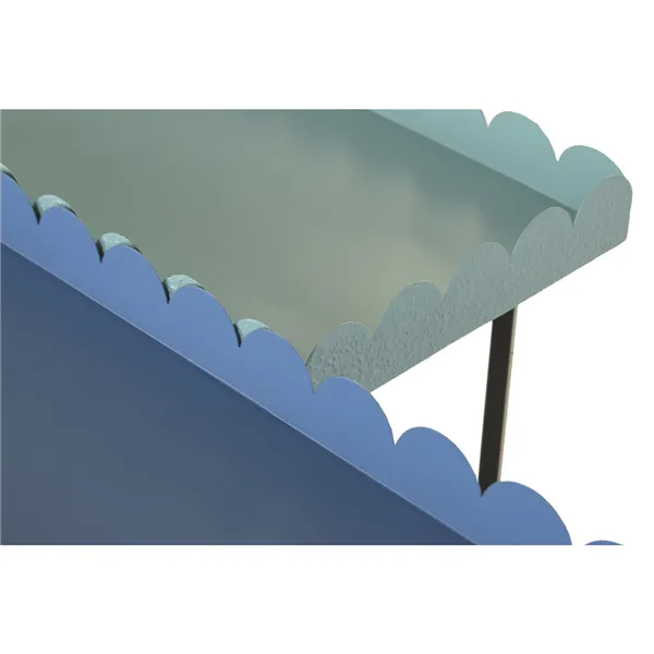 Side table Home ESPRIT Blue Turquoise 60 x 25 x 70 cm (2 Units)