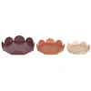 Centerpiece Home ESPRIT Orange Pink Maroon Metal 31 x 31 x 6 cm (3 Pieces)