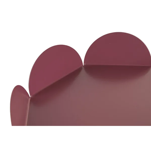 Centerpiece Home ESPRIT Orange Pink Maroon Metal 31 x 31 x 6 cm (3 Pieces)