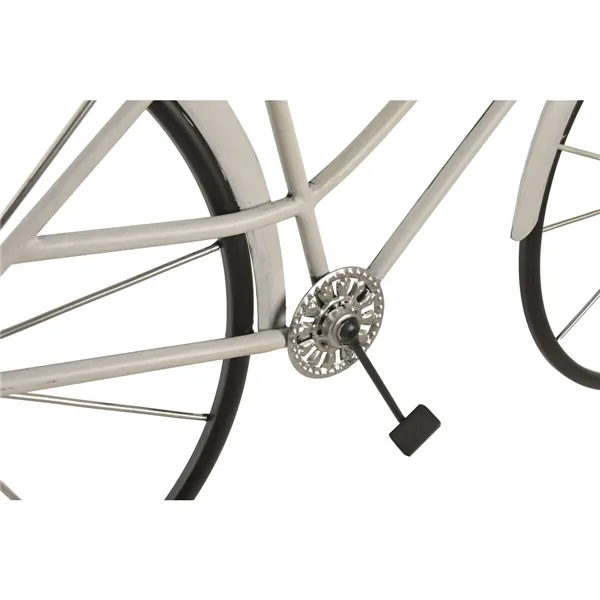 Wall Decoration Home ESPRIT White Black Celeste Bicycle Shabby Chic (2 Units)