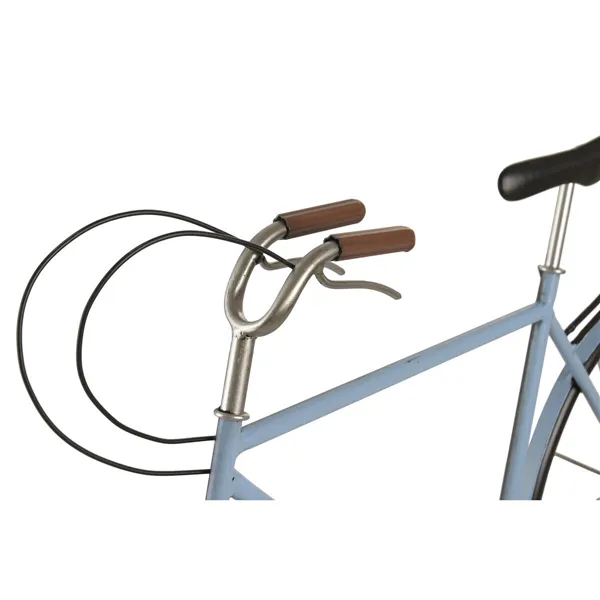 Wall Decoration Home ESPRIT White Black Celeste Bicycle Shabby Chic (2 Units)