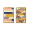 Painting Home ESPRIT Cotton Acacia 75 x 3 x 105 cm (2 Units)