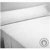 Top sheet Hosteline IRIS White Small double