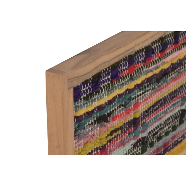 Painting Home ESPRIT Cotton Acacia 60 x 3 x 90 cm (2 Units)