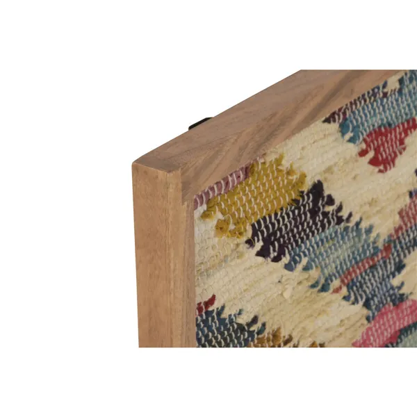 Painting Home ESPRIT Cotton Acacia 60 x 3 x 90 cm (2 Units)