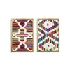 Painting Home ESPRIT Cotton Acacia 40 x 3 x 60 cm (2 Units)