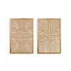 Painting Home ESPRIT Jute Acacia 60 x 3 x 90 cm (2 Units)