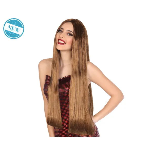 Парик Каштановый 80 cm