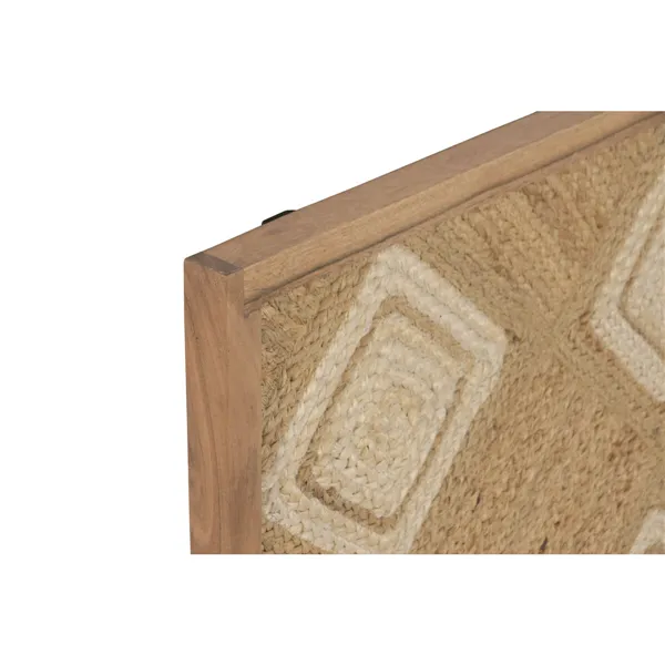 Painting Home ESPRIT Jute Acacia 60 x 3 x 90 cm (2 Units)