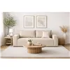 Sofa Home ESPRIT Beige Scandi 180 X 90 X 64 CM