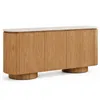 Sideboard Home ESPRIT Light brown Granite MDF Wood 180 x 40 x 85 cm