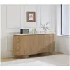 Sideboard Home ESPRIT Light brown Granite MDF Wood 180 x 40 x 85 cm