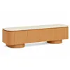 TV furniture Home ESPRIT Light brown 200 X 40 X 45 CM