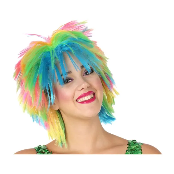 Peruukki Monivärinen Punk