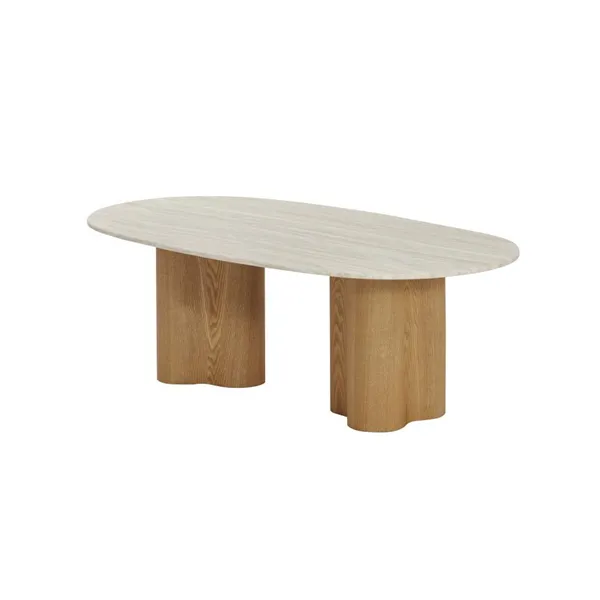 Centre Table Home ESPRIT Light brown 130 x 70 x 45 cm