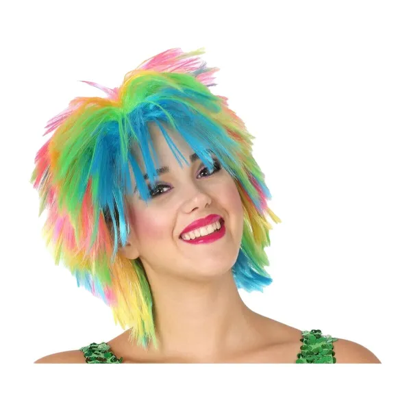 Peruukki Monivärinen Punk