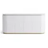 Sideboard Home ESPRIT White Granite MDF Wood 180 x 40 x 85 cm