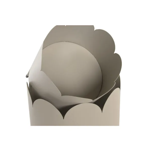 Set of Planters Home ESPRIT Cream Iron Urban 23 x 23 x 30 cm (2 Pieces)