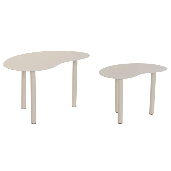 Centre Table Home ESPRIT Cream 76 X 42 X 46 CM (2)