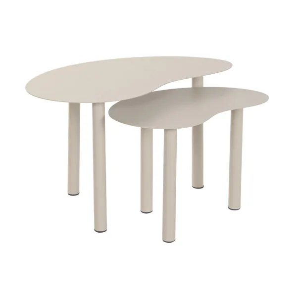Centre Table Home ESPRIT Cream 76 X 42 X 46 CM (2)